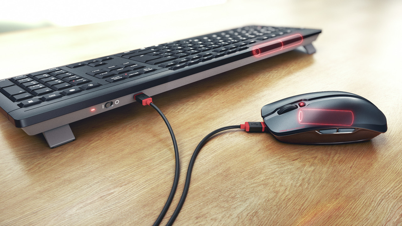 CHERRY STREAM DESKTOP RECHARGE schwarz