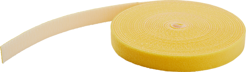 Rotolo fasciacavi 7.620 mm giallo