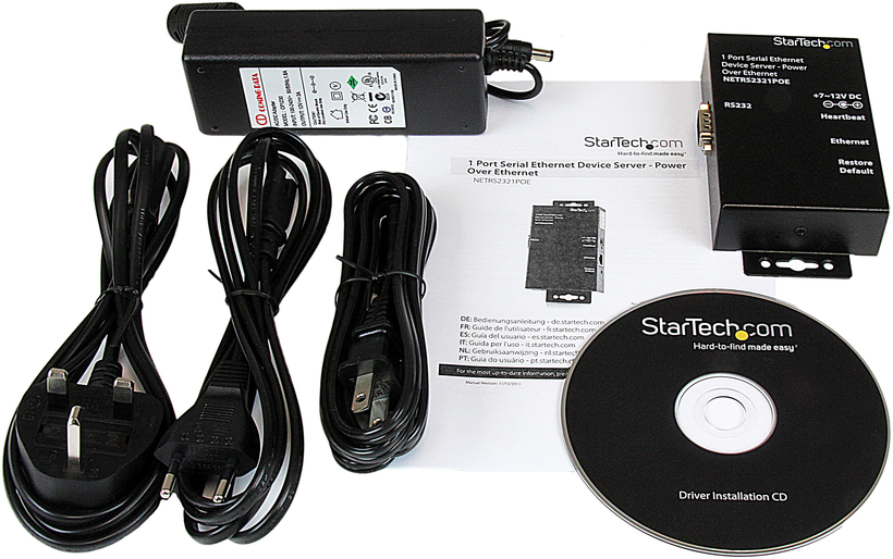 StarTech 1Port soros PoE eszközszerver