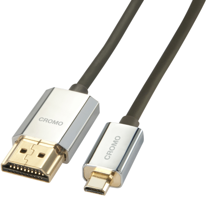 LINDY HDMI - Micro HDMI Cable Slim 1m