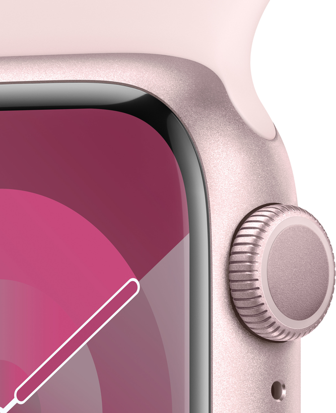 Apple Watch S9 GPS 45mm alu rózsaszín
