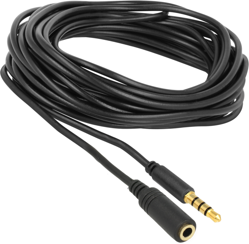 Audio Cable 3.5mm Jack/m-Jack/f 5m TRRS