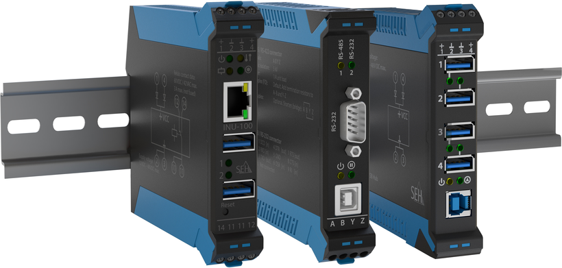 SEH INU-100 USB-Device Server – Modell M07210 Für Netzwerkanbindung Von USB-Geräten