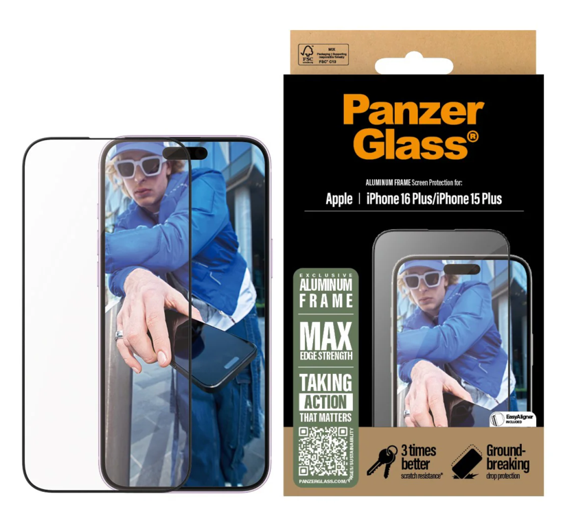 Ochranné sklo PanzerGlass iP16+/15+ UWF