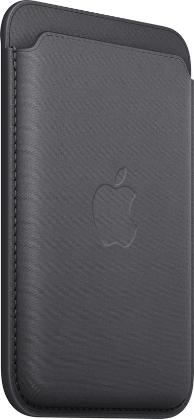 Apple iPhone Feingewebe Wallet schwarz