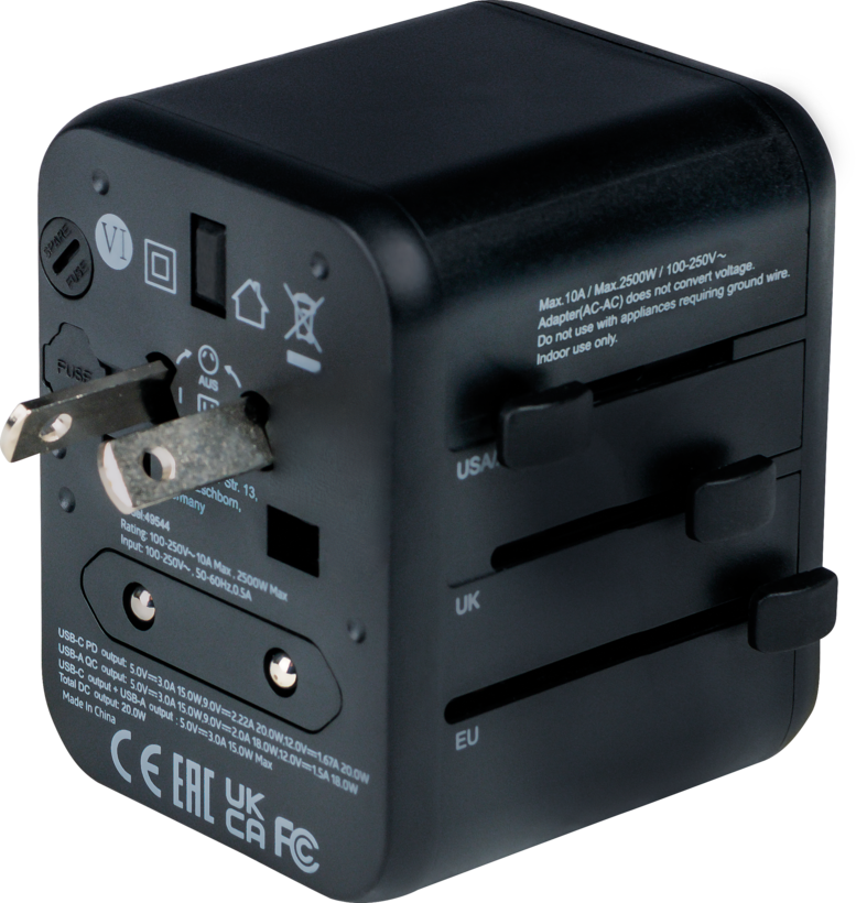 Verbatim Welt + 2x USB adapter podr.