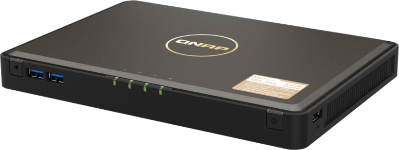NASbook QNAP TBS-464 8 GB M.2 SSD 4 bah.