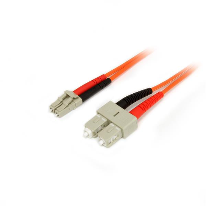 Câble patch FO duplex LC-SC 1 m, 50/125µ