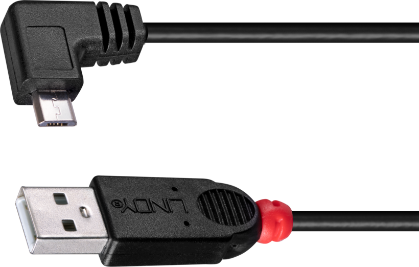 LINDY USB-A - Micro-B Cable 1m