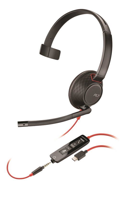 Headset Poly Blackwire 5210 USB-A