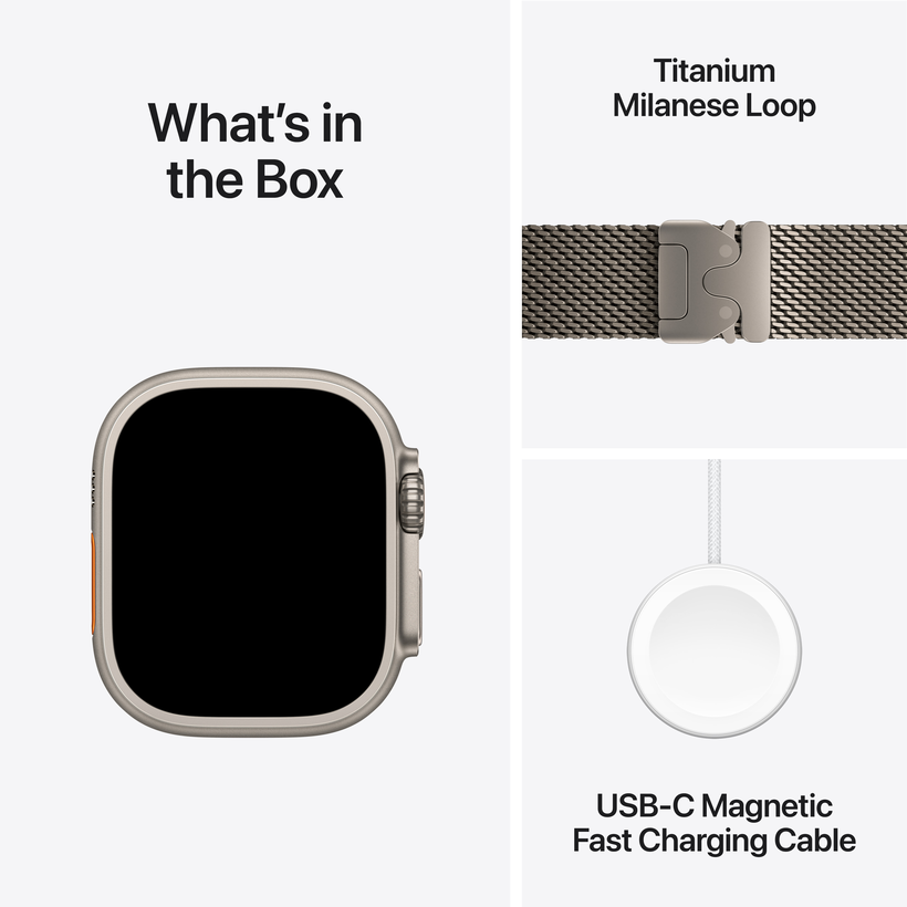 Apple Watch Ultra 2 LTE 49 mm tytan nat.