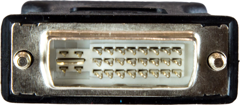 Adapter DVI-I M - HD15 F, Black