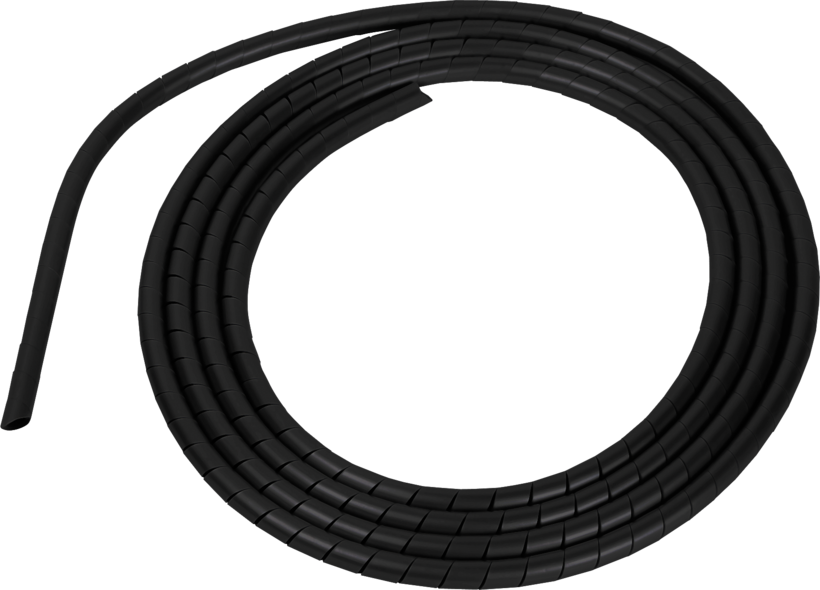 Cable Spiral 25m Black