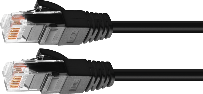 Patch Cable RJ45 U/UTP Cat6 2m Black