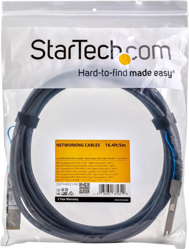 Cable QSFP+/m - QSFP+/m 5m