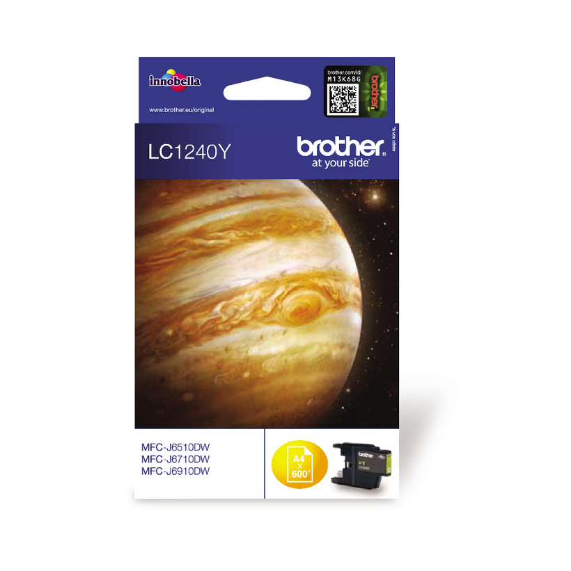 Tinteiro Brother LC-1240Y amarelo