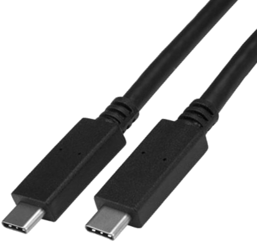 Cabo USB 3.1 m.(C)-m.(C) 1m preto