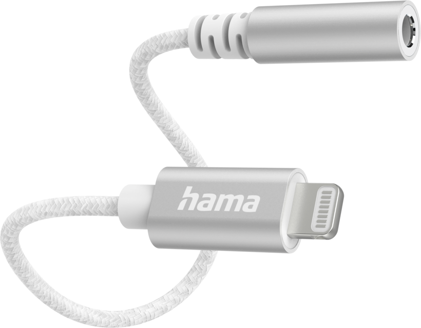 Adapt. USB Lightning m.- jack f. 3,5 mm