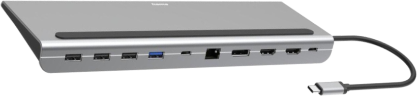 Hama USB-C - 2xHDMI+DP Dock