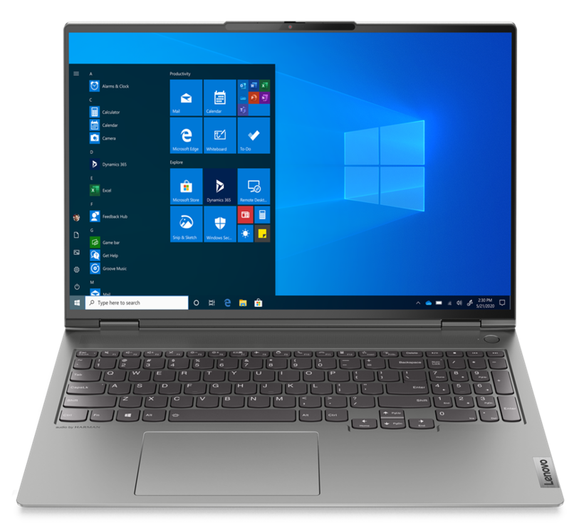 Lenovo ThinkBook 16p G2 R7 16/512GB Top