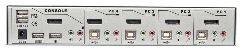 Switch KVM LINDY Pro DisplayPort 4 pts.