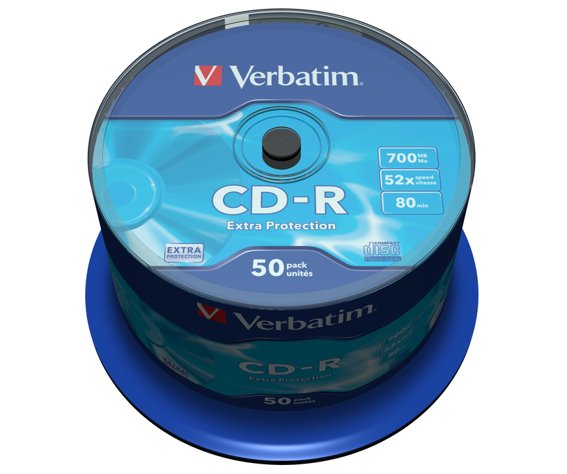 CD-R80 700 Mo Verbatim 52x spindle de 50