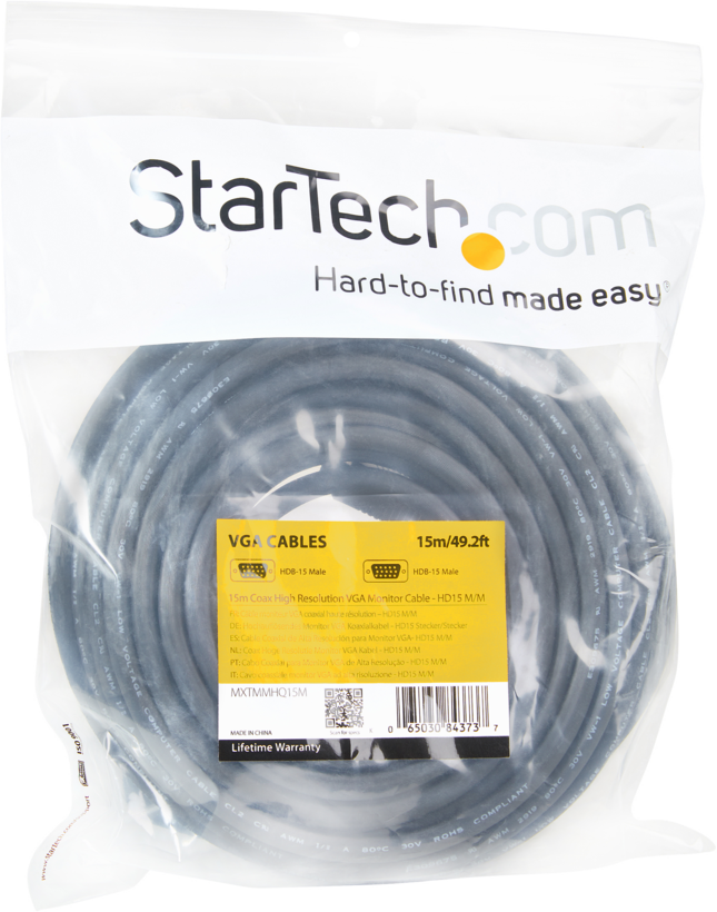 Kabel StarTech VGA 15m