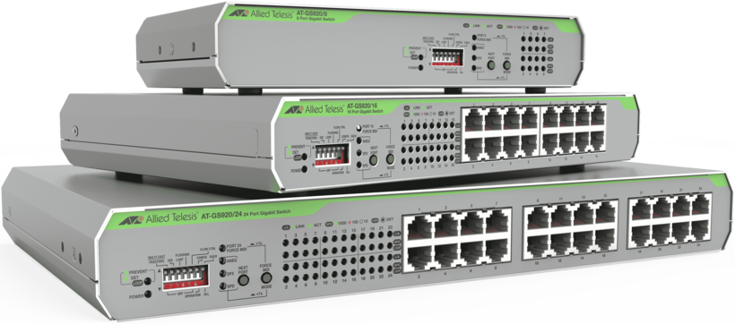 Switch PoE Allied Telesis AT-GS920/8PS