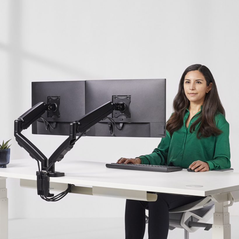 Fellowes Eppa Dual Tischhalterung weiß