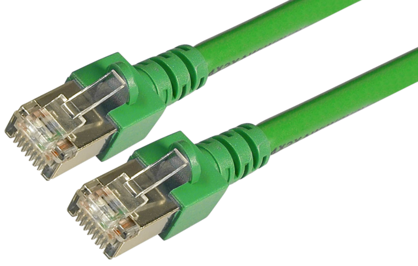 Patch Cable RJ45 SF/UTP Cat5e 10m Green