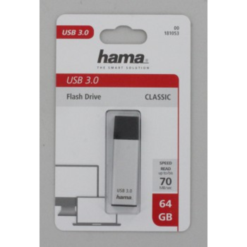 Clé USB 64 Go Hama FlashPen classic