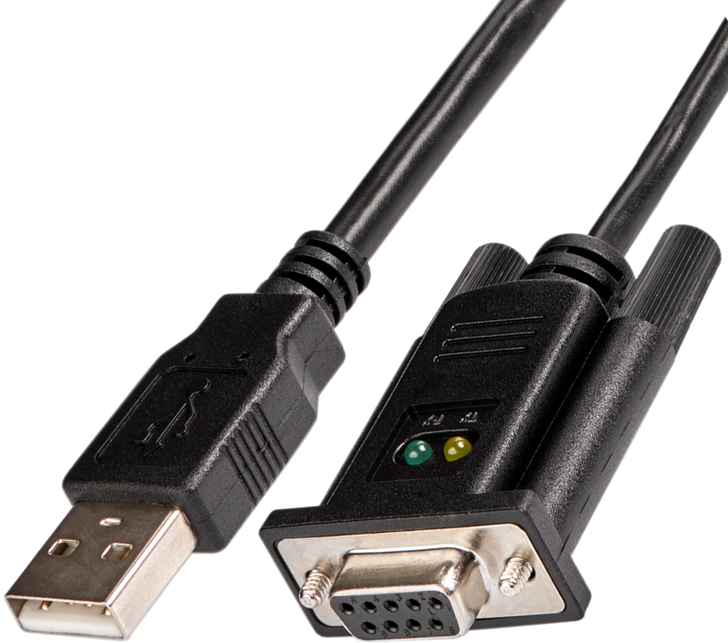 Adapt. DB9 f. (RS232)-USB tipo A m. 1,7m