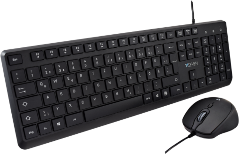 V7 CKU350 USB Pro Keyboard and Mouse Set