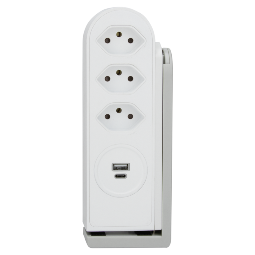 STEFFEN Steckdosenleiste USB-A/C, 1,5m