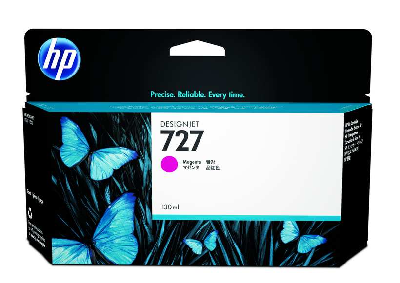 Inkoust HP 727, 130 ml, purpurový