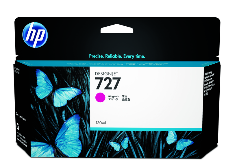 HP 727 Ink 130ml Magenta