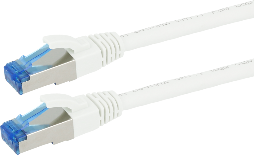 Patch Cable RJ45 S/FTP Cat6a 7.5m White