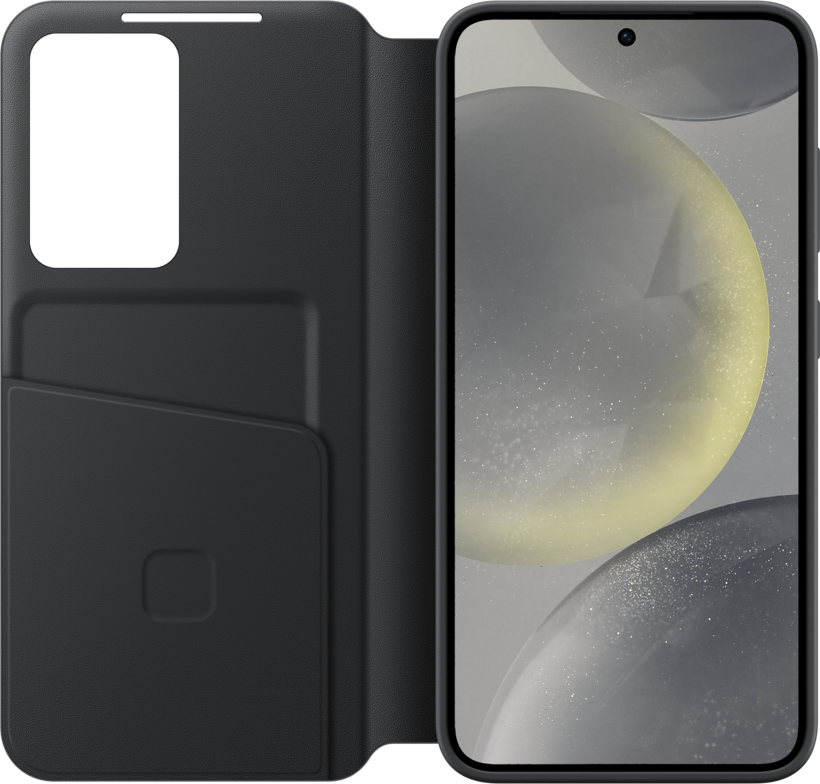 Samsung S24 Smart View Wallet Case Black