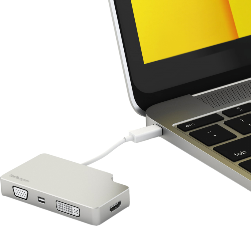 Adapter USB Typ C - HD15/DVI/HDMI/miniDP
