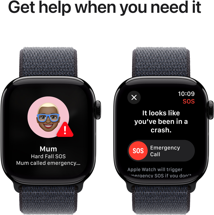 Apple Watch S10 GPS 42mm Alu noir