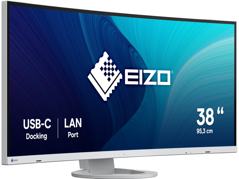 Écran incurvé EIZO EV3895, blanc