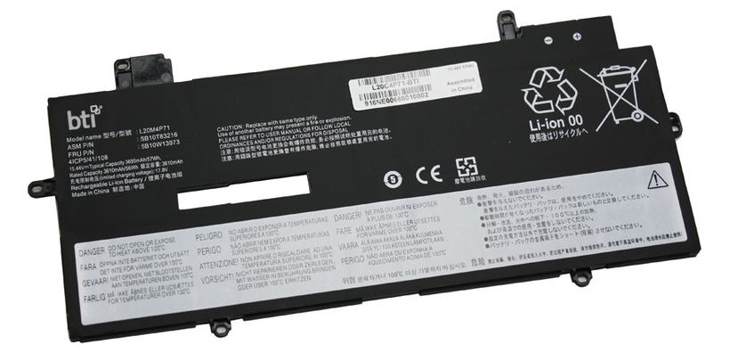 BTI 4 Zellen Lenovo 3.690 mAh Akku