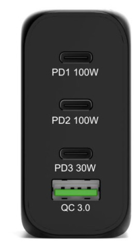 Nabíječka Port 120W 3x USB C / USB A GaN