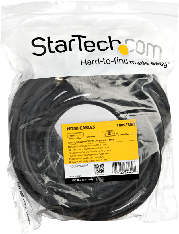 StarTech DVI-D/m - HDMI/m Cable 10m