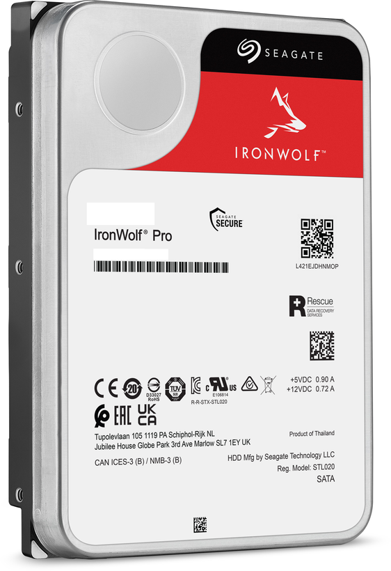 Seagate IronWolf Pro ST16000NT001 disque dur 3.5 16 To - SECOMP France