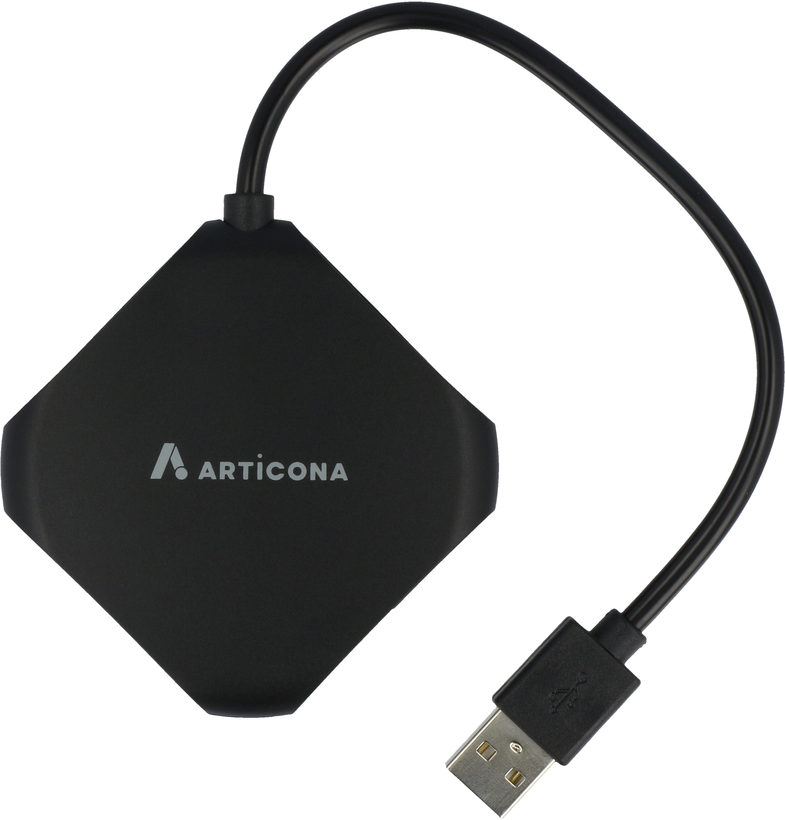 ARTICONA USB Hub 2.0 4-port Black