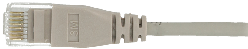Patchkábel RJ45 U/UTP Cat6a 1,5 m szürke