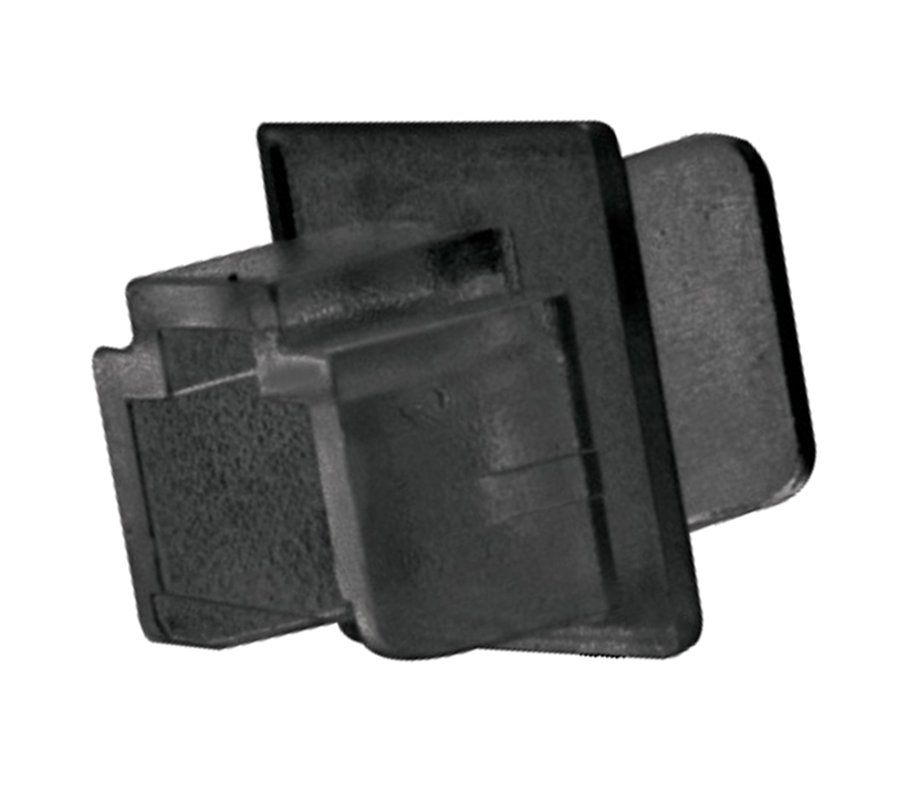 RJ45 Dust Cover/Blind Plug Black 10-pack