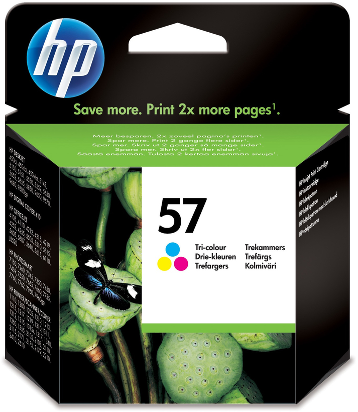 Inkoust HP 57, tríbarevný