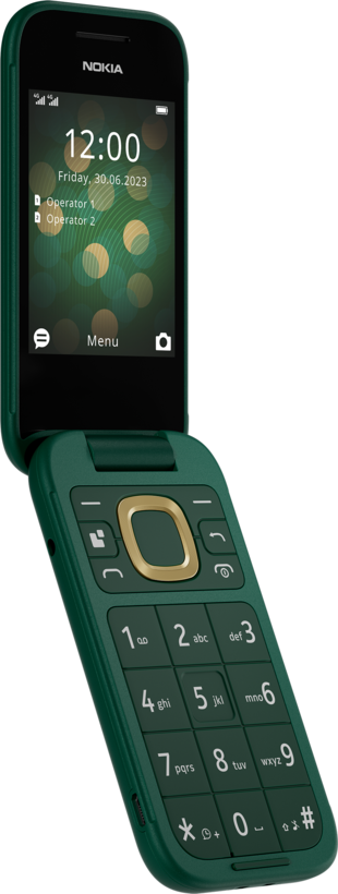Nokia 2660 Flip Phone Green